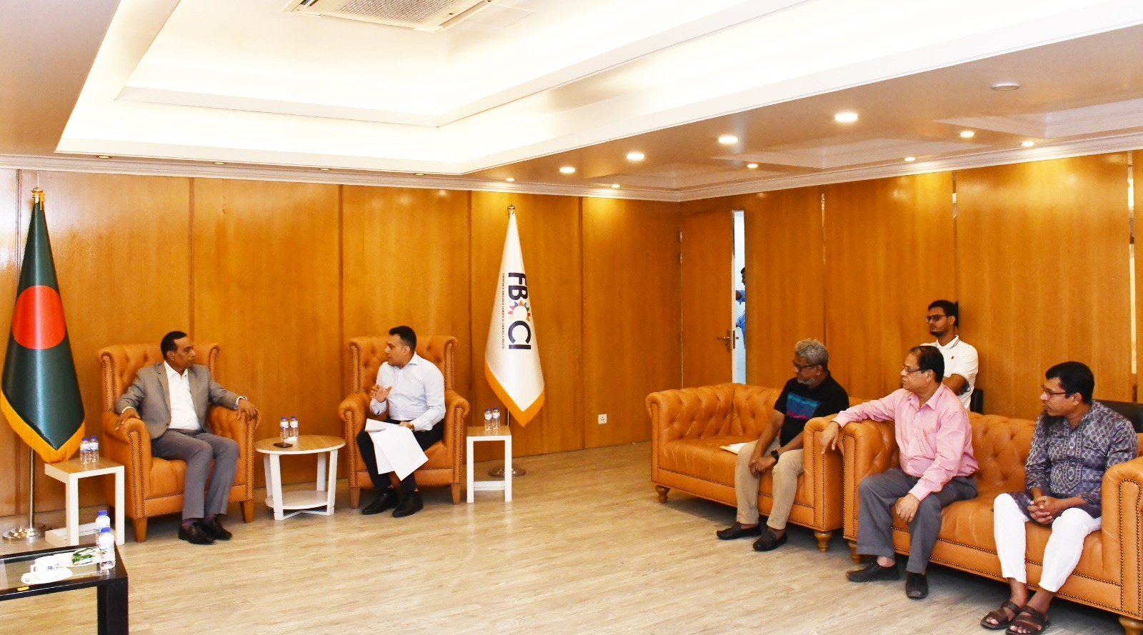 Former Director of BCDS paid a courtesy call on the FBCCI Administrator